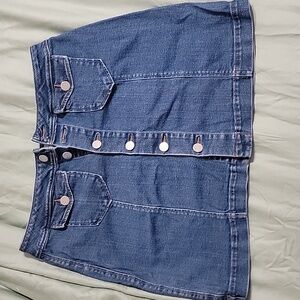 Jean Skirt womens